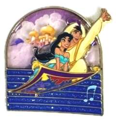 Aladdin, Jasmine and Magic Carpet