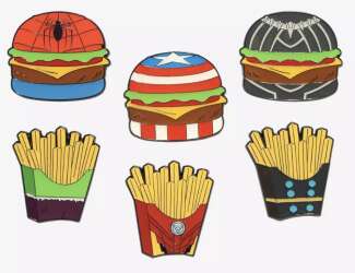 Marvel Fast Food Blind Box Complete Series