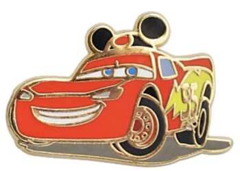 Lightning McQueen wearing earhat