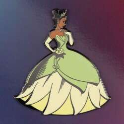 119352 - Stewpins Exclusive - Royal Pop Series Wave 2 - Tiana with Hands on Hip and Chest - Disney Licensed alternate image