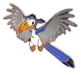 The Lion King 4 Pin Booster Collection Zazu Only