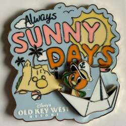 Always Sunny Days Orange Bird Pin