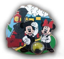 Train Engineer Pin Piece of Disney Costume History - Cast Member - Train Engineers - Piece ...