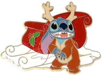 119721 - DS - Stitch as Reindeer - Christmas alternate image