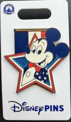 Mickey Mouse Americana USA Star Medal