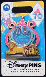 The Lion King Disneyland 70th Celebration Sign