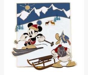 Winter Mickey and Donald