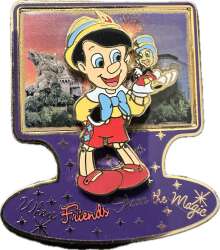 Pinocchio and Jiminy Cricket