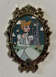 93639 - Disney Pins Blog (DPB) Exclusives - Cinderella Castle Gold Frame - Disney Licensed alternate image