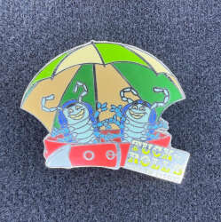 Disney Pin DCA A Bug's Land Series Tuck and Roll's Drive 'Em Buggies