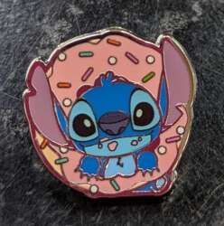 Stitch with Pink Frosted Donut