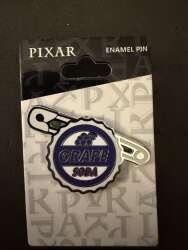 Grape Soda Bottle Cap - Ellie Badge