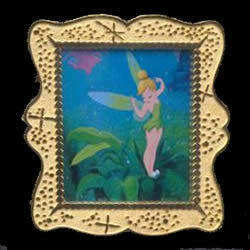 119977 - Eric Robinson’s Tinker Bell - Eric Robison Tinker Bell #3 Gold Frame Pin - Disneyland Resort alternate image