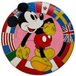 Mickey - Circle of Flags - Pink