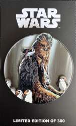 Chewbacca and porgs