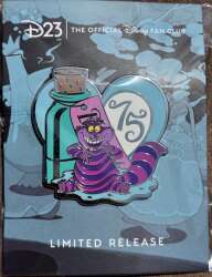 Cheshire Cat with Drink Me Bottle