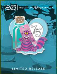 120080 - Alice in Wonderland 75th Anniversary - Cheshire Cat with Drink Me Bottle - Disney Fan Club alternate image