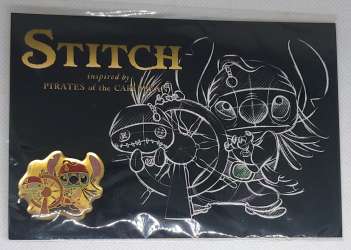 12026 - Japan 7-11 - Pirates of the Caribbean - Stitch & Scrump at the Helm - Disney Licensed alternate image