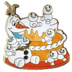 Olaf and Snowgies - Orange Cake