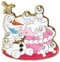 Olaf and Snowgies - Pink Cake