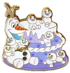 Olaf and Snowgies - Purple Cake