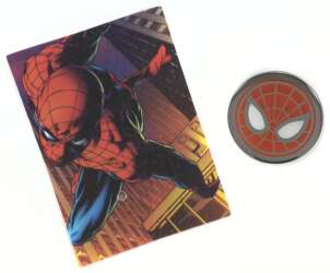120429 - NECA Marvel Die-Struck Pin & Card Mystery Collection - Spider-Man Symbol - Disney Licensed alternate image