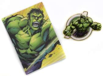 120437 - NECA Marvel Die-Struck Pin & Card Mystery Collection - Hulk - Disney Licensed alternate image