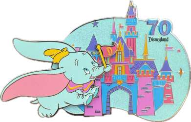 Dumbo with Disneyland Castle