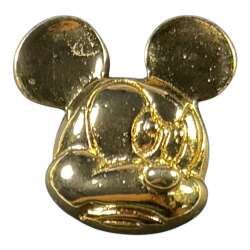 Gold 3D Mickey Mouse Head - Mad