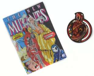 120493 - NECA Marvel Die-Struck Pin & Card Mystery Collection - Deadpool — Embossed Variant - Disney Licensed alternate image