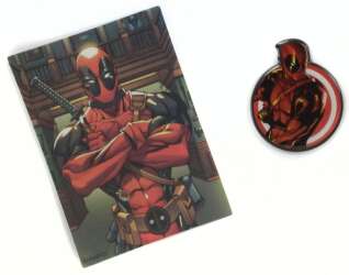 120494 - NECA Marvel Die-Struck Pin & Card Mystery Collection - Deadpool - Disney Licensed alternate image