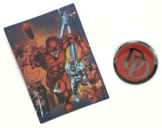 120495 - NECA Marvel Die-Struck Pin & Card Mystery Collection - Daredevil Symbol - Disney Licensed alternate image
