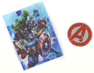 120521 - NECA Marvel Die-Struck Pin & Card Mystery Collection - The Avengers Symbol — Embossed Variant - Disney Licensed alternate image