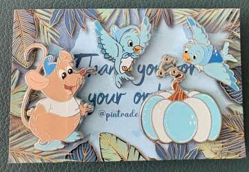 120748 - Fantasy Pin Series: pintradeohana - Gus pumpkin birds - Fantasy Unlicensed alternate image