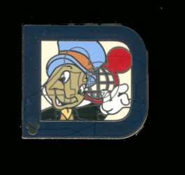 17202 - 2011 Hidden Mickey - Classic "D" - Jiminy Cricket - Walt Disney World alternate image