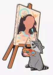 Meeko painting Pocahontas