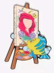 Flounder Painting Ariel