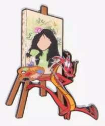 Mushu painting Mulan