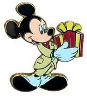 Mickey with Christmas Gift