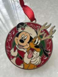 Mickey and Pluto Ornament