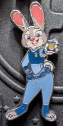 Judy with Badge