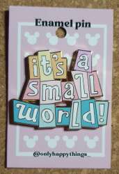 It's a Small World sign