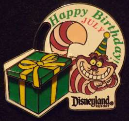 8424 - Birthday of the Month - Happy Birthday July - Cheshire Cat - Disneyland Resort alternate image