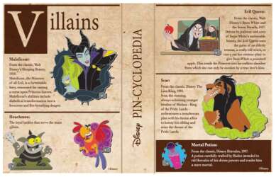 A-2-Z Pin Event 2026: Pin-Cyclopedia Boxed Sets - Villains Edition