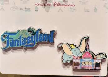 Hong Kong Disneyland Park Map - Fantasyland - Dumbo | PIN 121841