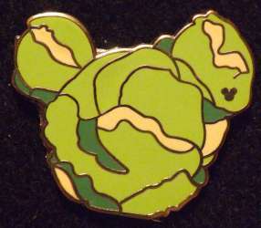 2009 Hidden Mickey - Food Icons - Lettuce - WDW