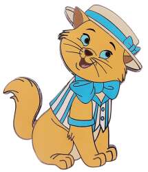 'Dapper Cats - Toulouse as Dapper Dan in Blue - WDI'
