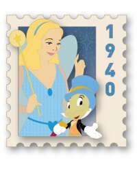 D23 Expo 2026: The Ultimate Disney Stamp - Pinocchio (1940) — Blue