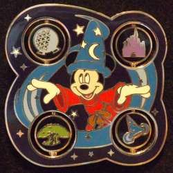22089 - Sorcerer Mickey - Park Icons Spinner - Walt Disney World alternate image