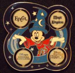 22089 - Sorcerer Mickey - Park Icons Spinner - Walt Disney World alternate image